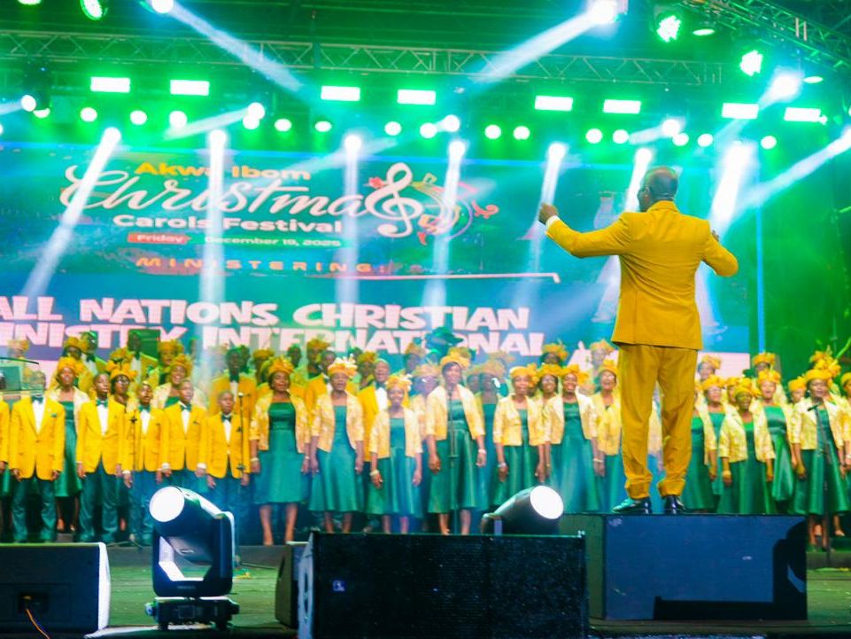 Members of a church choir